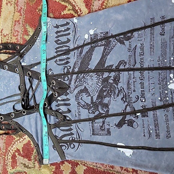 Salvage sexy Y2k lace up mini dress - Picture 7 of 8